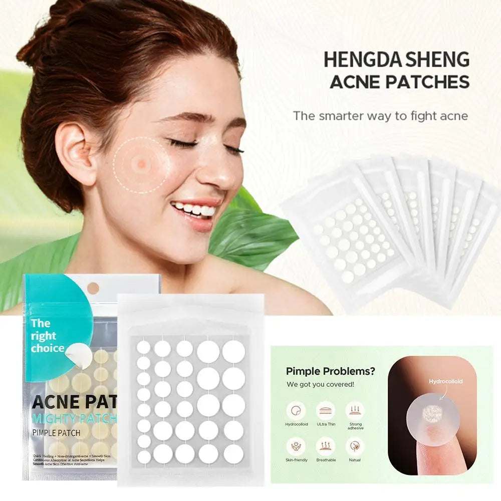 30pcs Hydrocolloid Salicylic Acne Pimple Patch Fade Repair Acne Invisible  Removal Pimple Anti Spots Marks Conceale
